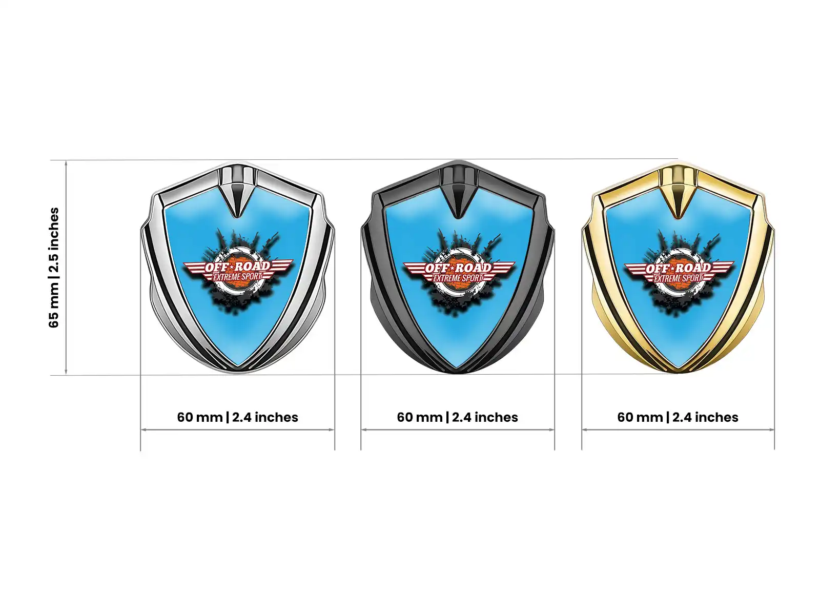 Silicone Emblem Badge High-End Design Drift Look